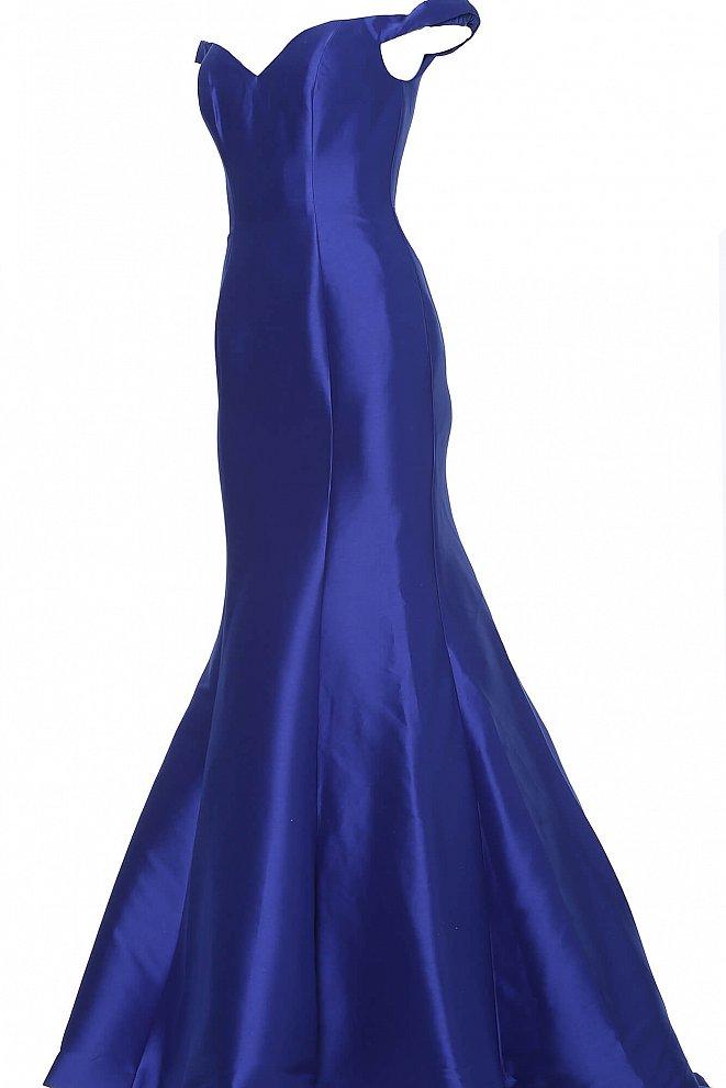 JVN by Jovani JVN3245 - Long Mermaid Dress - Off-shoulder sleeves, V-notch, Fitted bodice, Mermaid skirt, Open Back 4 / Burgundy JVN by Jovani JVN3245 - Long Mermaid Dress - Off-shoulder sleeves, V-notch, Fitted bodice, Mermaid skirt, Open Back 4 / Burgundy