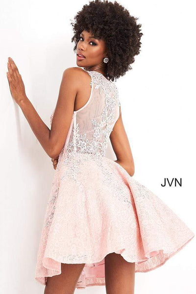 Jovani - JVN45264 Lace V-Neck A-Line Dress Special Occasion Dress