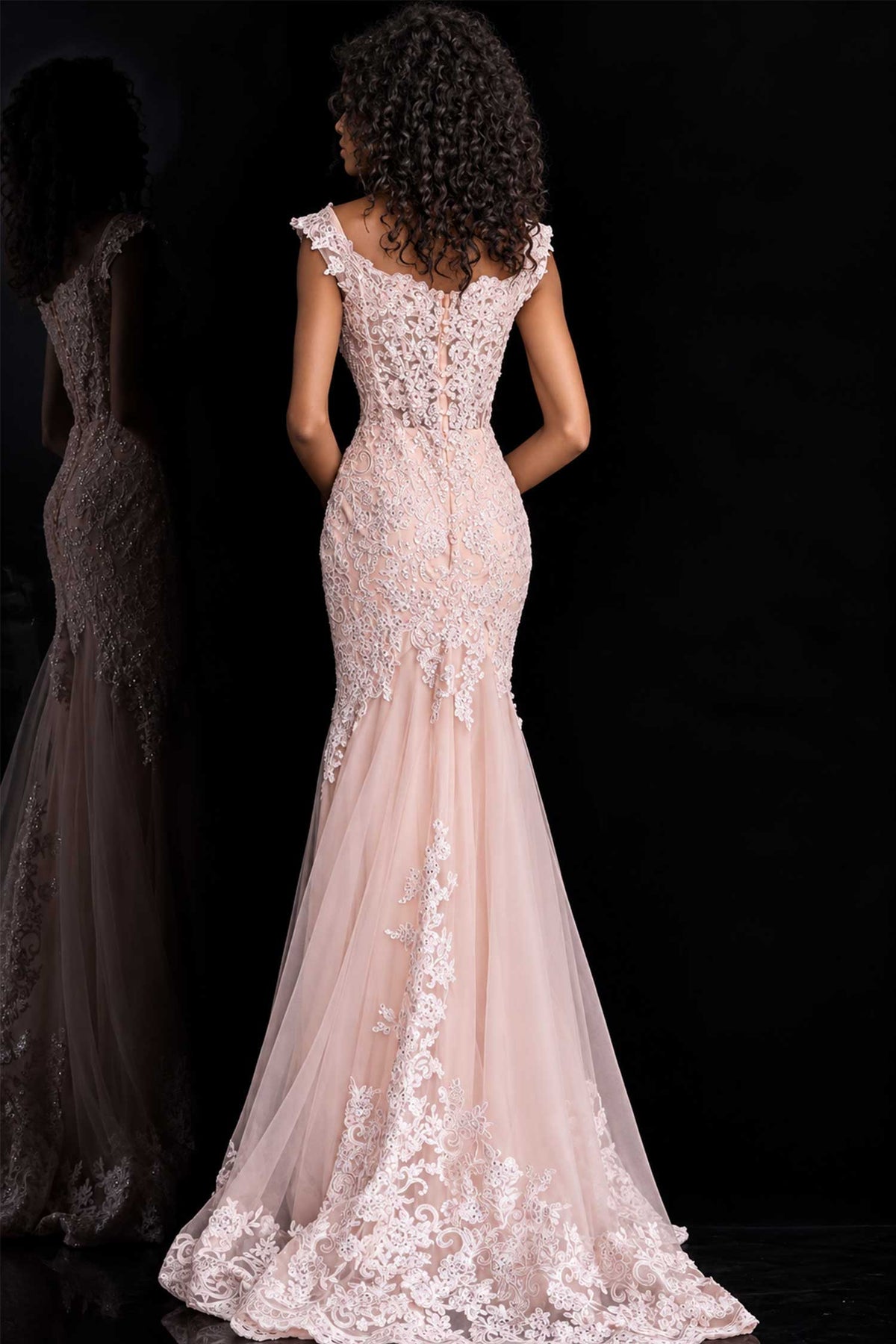 Jovani - JVN65688 Embroidered Sweetheart Gown
