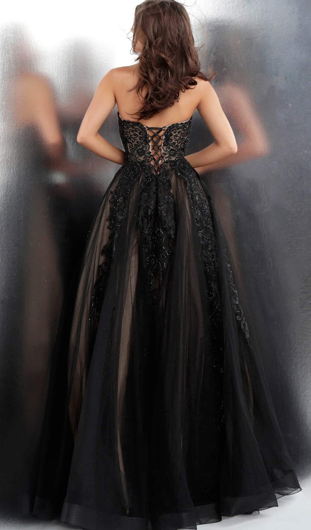 Jovani - JVN66970 Strapless Embellished Sweetheart Ballgown Special Occasion Dress