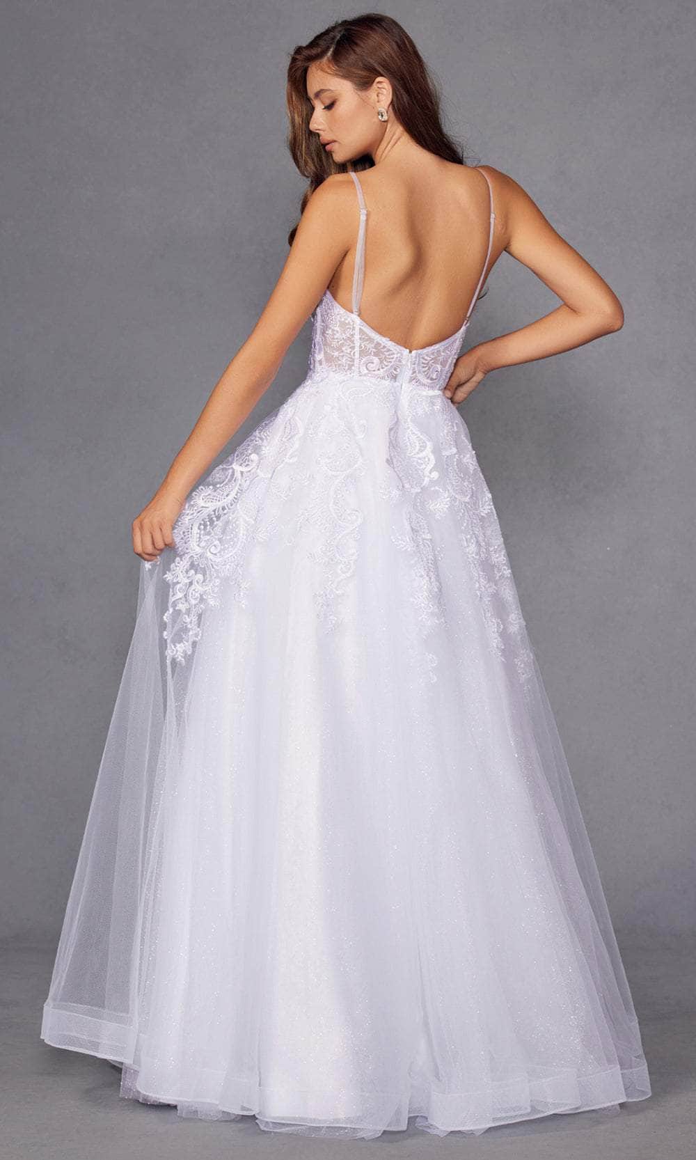 Juliet Dresses 2482SW - Sparkling Embroidered Tulle Gown Bridal Dresses