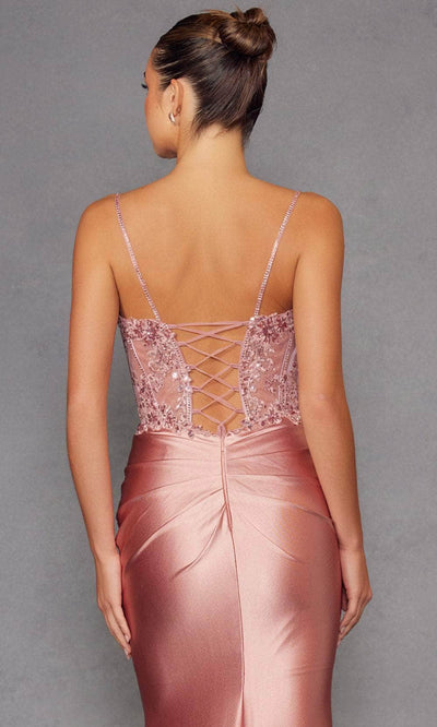 Juliet Dresses 2531K - Sweetheart Gown with Floral Lace Details Prom Dresses