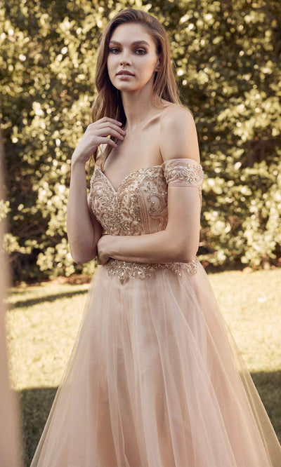 Juliet Dresses 287 - Sweetheart Embellished A-Line Gown Prom Dresses