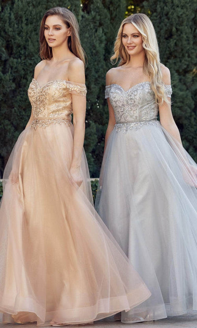 Juliet Dresses 287 - Sweetheart Embellished A-Line Gown Prom Dresses