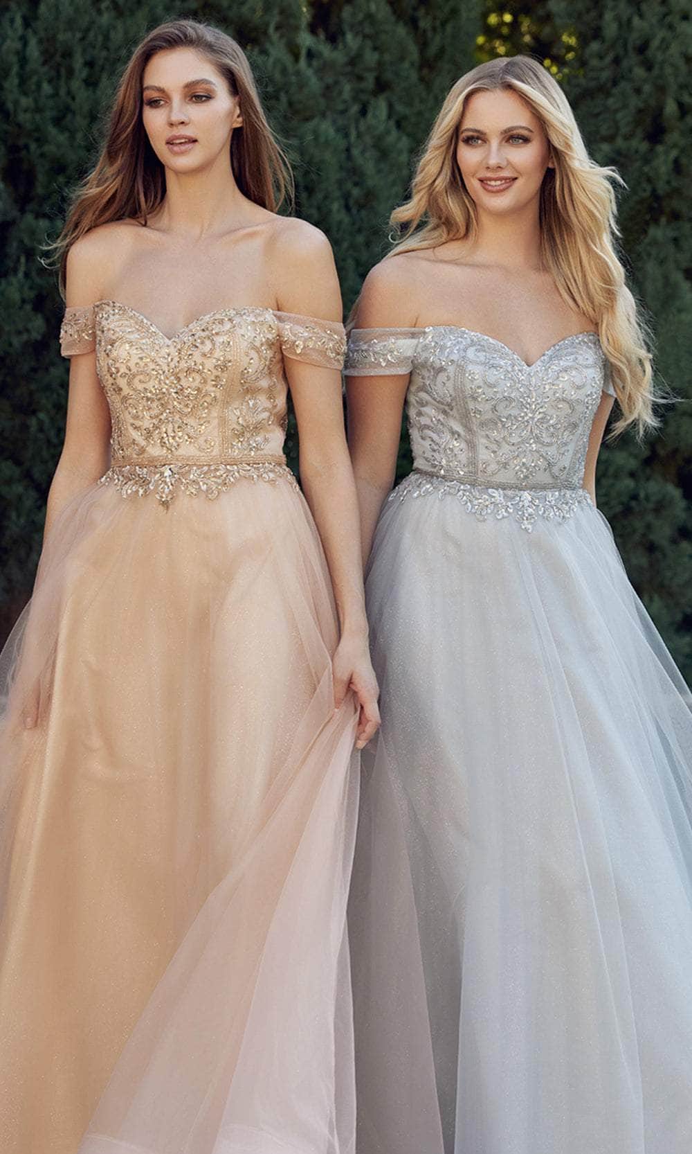 Juliet Dresses 287 - Sweetheart Embellished A-Line Gown Prom Dresses
