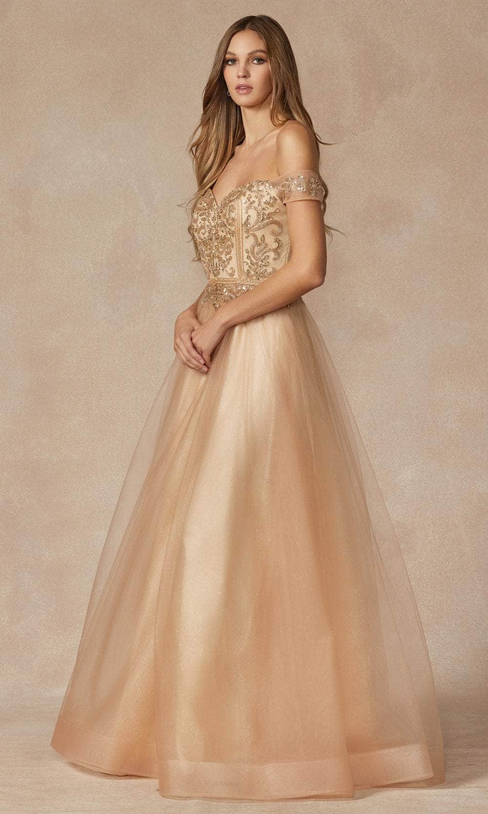 Juliet Dresses 287 - Sweetheart Embellished A-Line Gown Prom Dresses