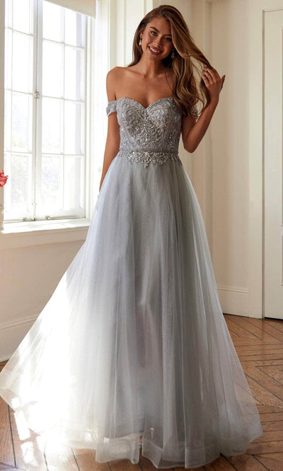 Juliet Dresses 287 - Sweetheart Embellished A-Line Gown Prom Dresses