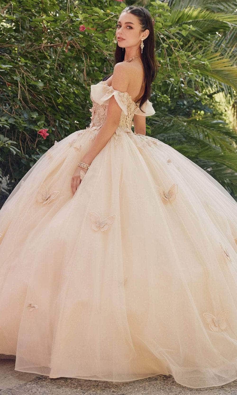 Juliet Dresses JT1448J - Butterfly Appliqued Sweetheart Ballgown Special Occasion Dresses