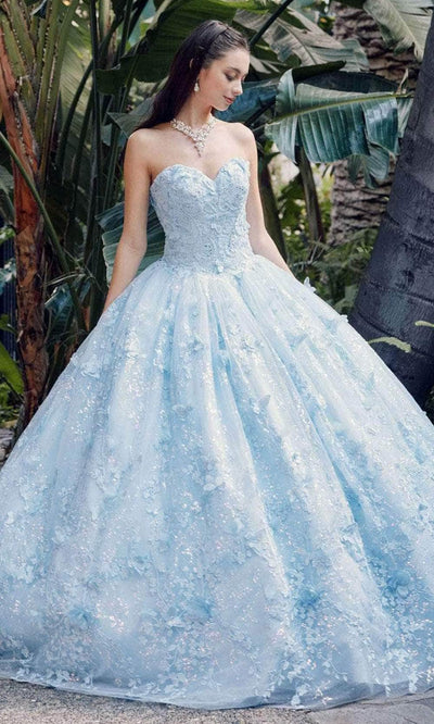 Juliet Dresses JT1449J - Strapless Embellished Ballgown Ball Gowns