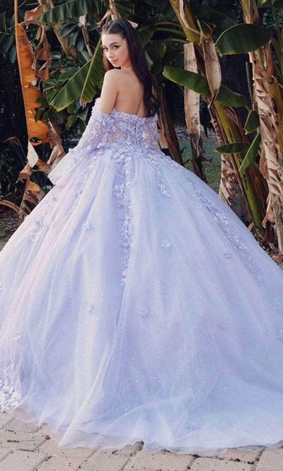 Juliet Dresses JT1459J - Floral Embellished Strapless Ballgown Ball Gowns