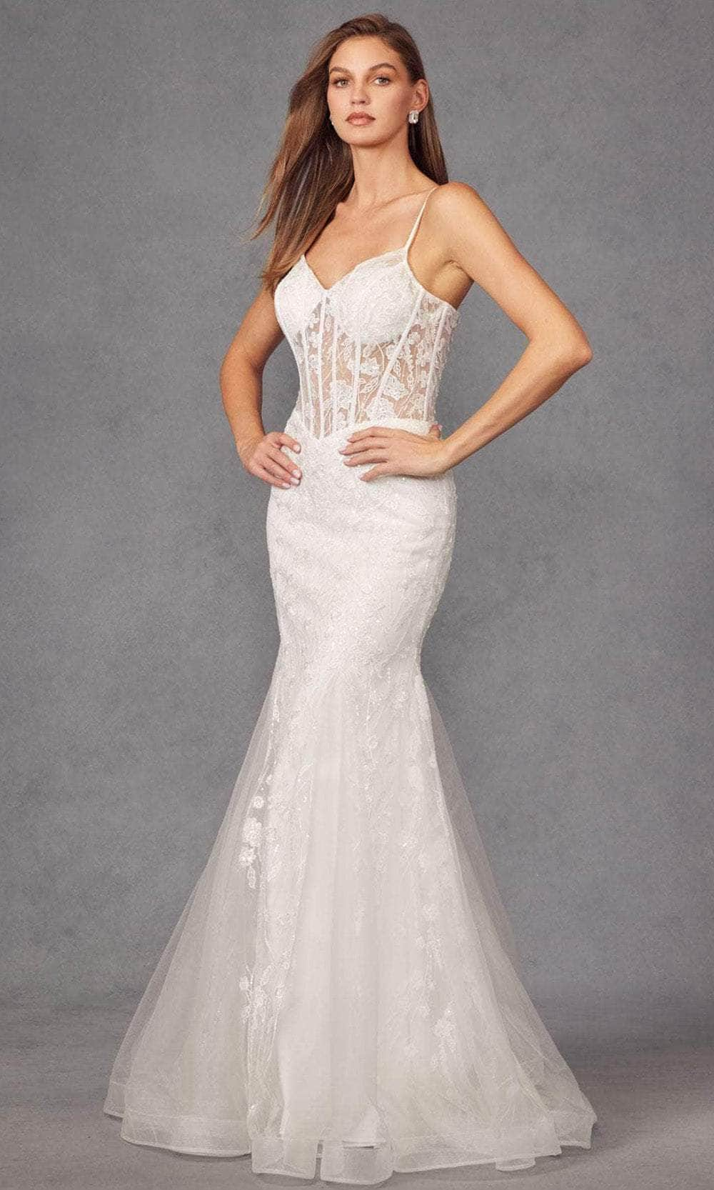 Juliet Dresses JT2441SW - Embroidered Sleeveless Bridal Gown Bridal Dresses