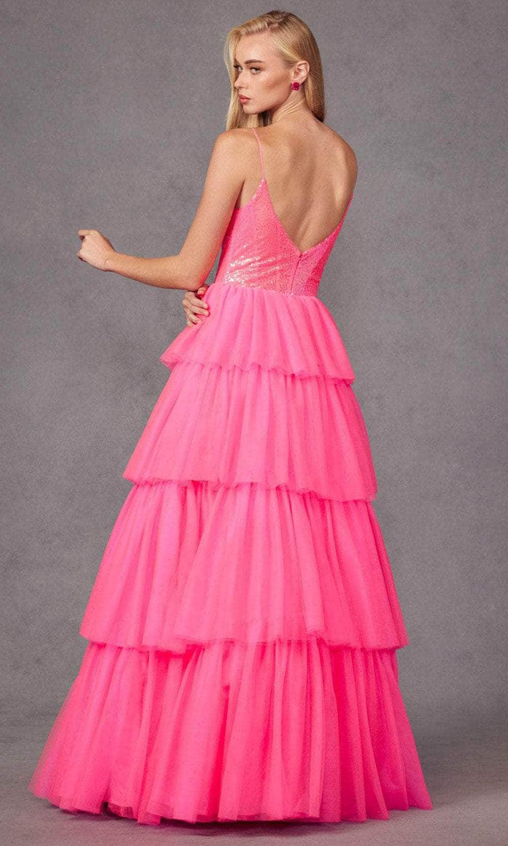 Juliet Dresses JT2457H - Sleeveless Sequin Ballgown Prom Dresses