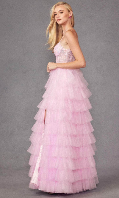 Juliet Dresses JT2458A - Tiered Ruffle Prom Gown Prom Dresses