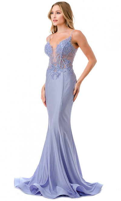 Aspeed Design L2813 - Beaded Applique Evening Gown Special Occasion Dresses