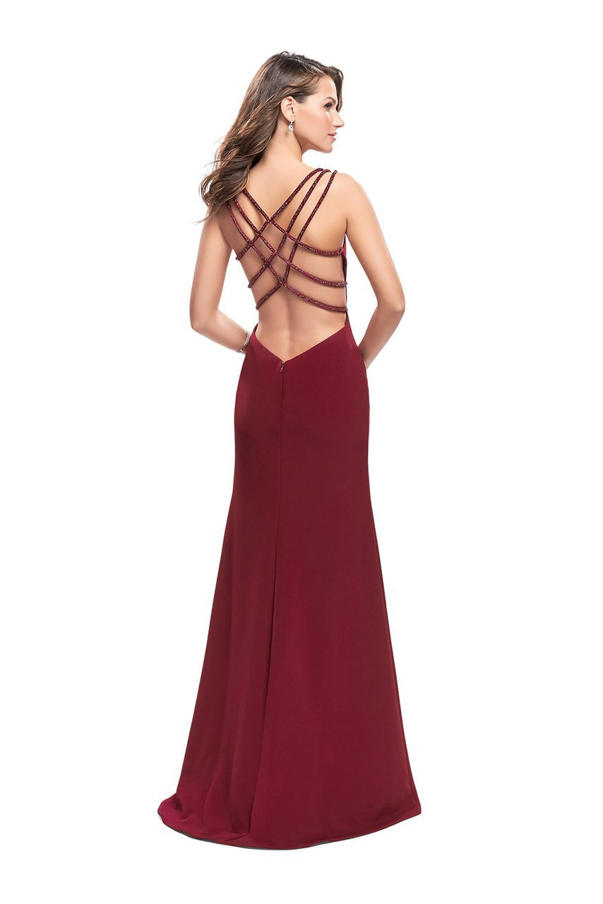 La Femme 26167 Long Prom Dress Navy / 00 La Femme 26167 Long Prom Dress Navy / 00