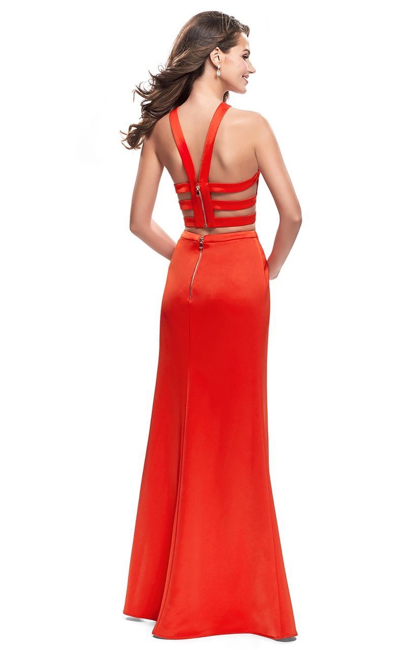 La Femme - 26171 Strappy Halter Sheath Dress Special Occasion Dress