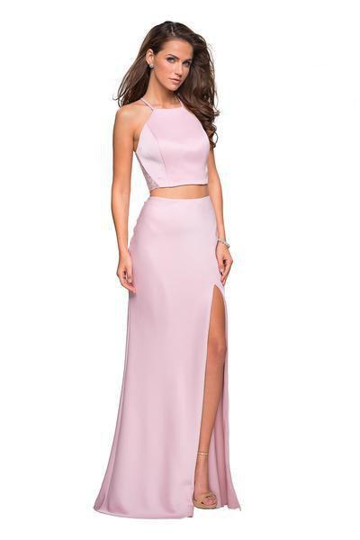 La Femme - 26926 Two Piece Embellished Lace Satin Sheath Dress Special Occasion Dress