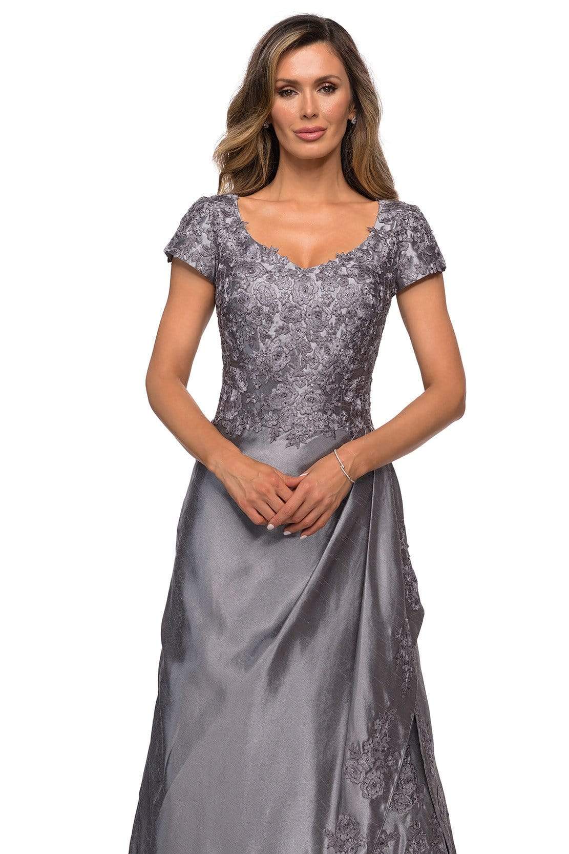 La Femme 27033 - Long A Line Dress ADASA La Femme 27033 - Long A Line Dress ADASA