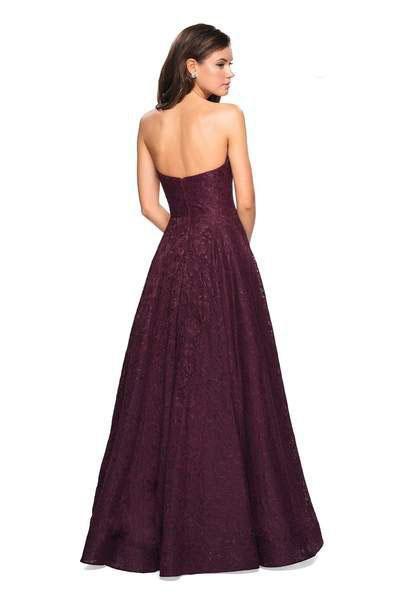 La Femme - 27284 Sweetheart Lace Organza Ballgown Special Occasion Dress
