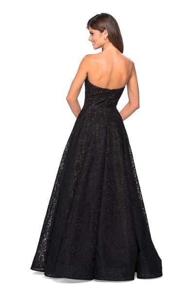 La Femme - 27284 Sweetheart Lace Organza Ballgown Special Occasion Dress