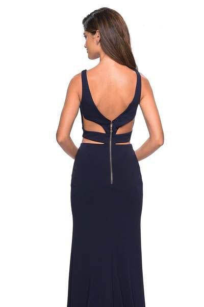 La Femme - 27588 Mock Two Piece Sweetheart Jersey Sheath Dress Special Occasion Dress