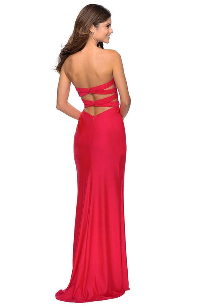 La Femme - 28944 Strapless Cut Out Sheath Dress Prom Dresses