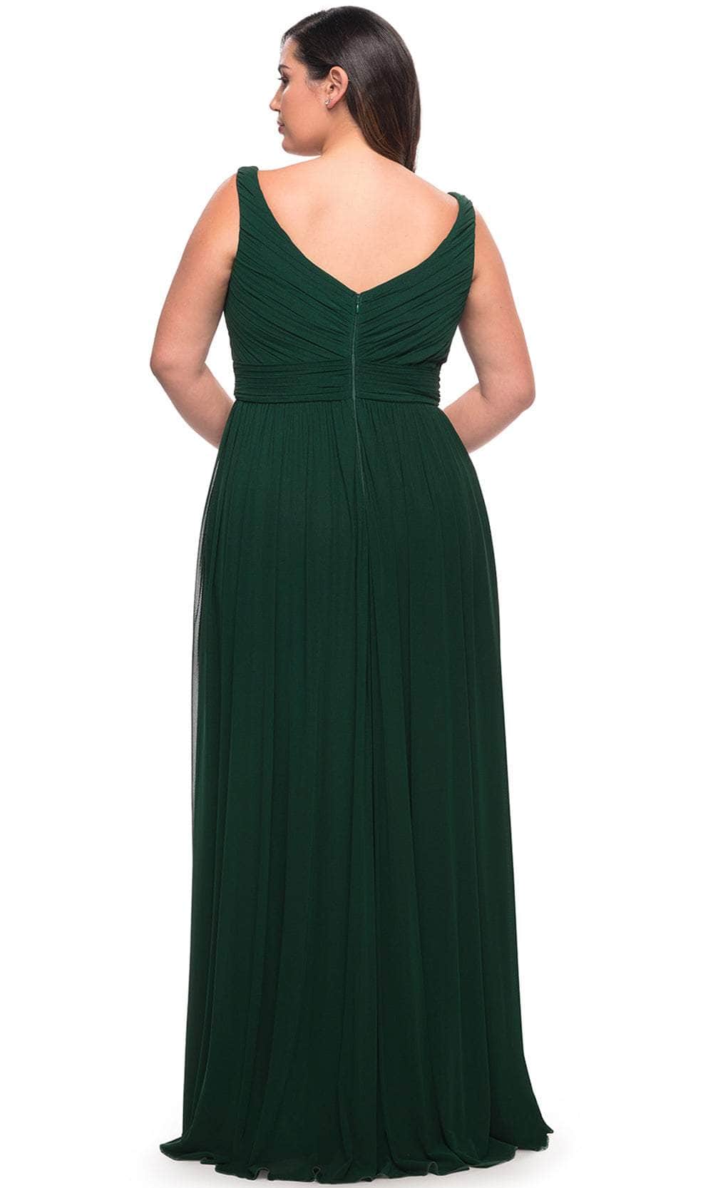 La Femme 29075 - Ruched Sleeveless Prom Gown Special Occasion Dress