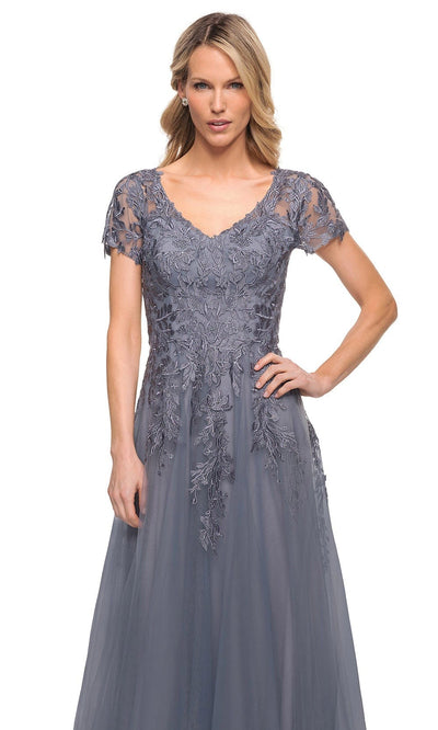 La Femme 29164 - Lace Tulle A Line Long Gown Special Occasion Dress