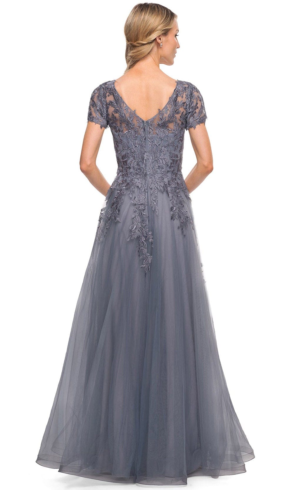 La Femme 29164 - Lace Tulle A Line Long Gown Special Occasion Dress