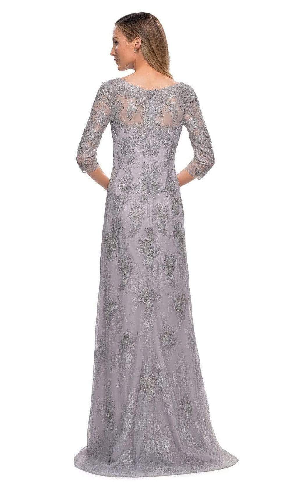 La Femme - 29379 Quarter Sleeve Lace Formal Dress Mother of the Bride Dresses