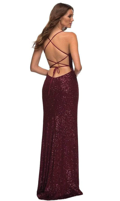 La Femme 29438SC - Sequin Detailed Evening Gown Prom Dresses