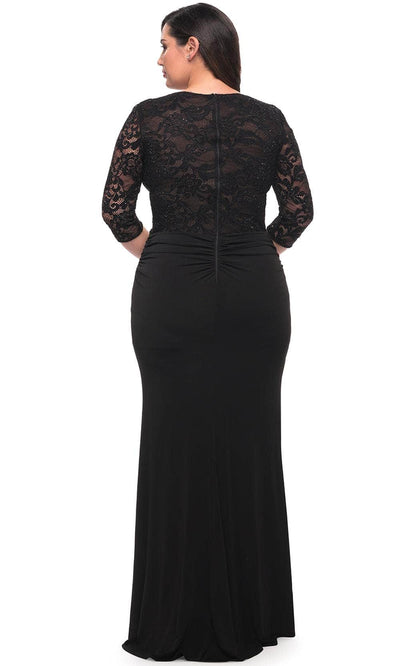 La Femme 29586 - Laced Sleeve Formal Dress Special Occasion Dress