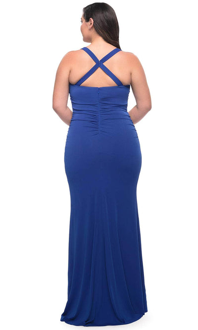 La Femme 29590 - Crisscrossed Back Prom Dress Special Occasion Dress