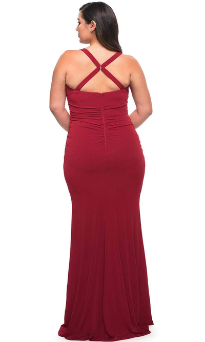 La Femme 29590 - Crisscrossed Back Prom Dress Special Occasion Dress