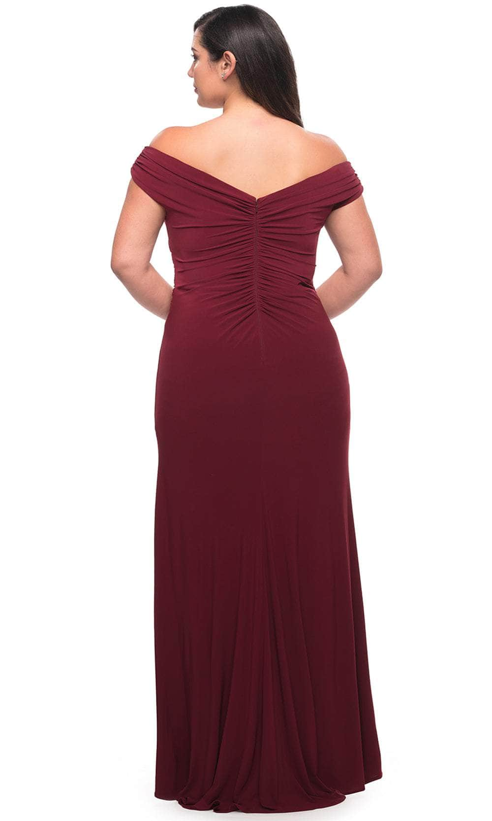 La Femme 29663 - Ruched Off Shoulder Prom Dress Special Occasion Dress