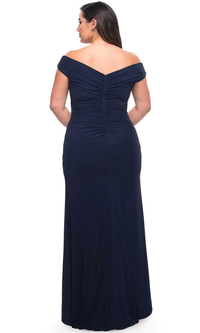 La Femme 29722 - Faux Wrap Prom Dress Special Occasion Dress