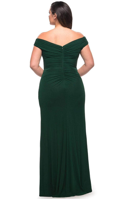 La Femme 29722 - Faux Wrap Prom Dress Special Occasion Dress