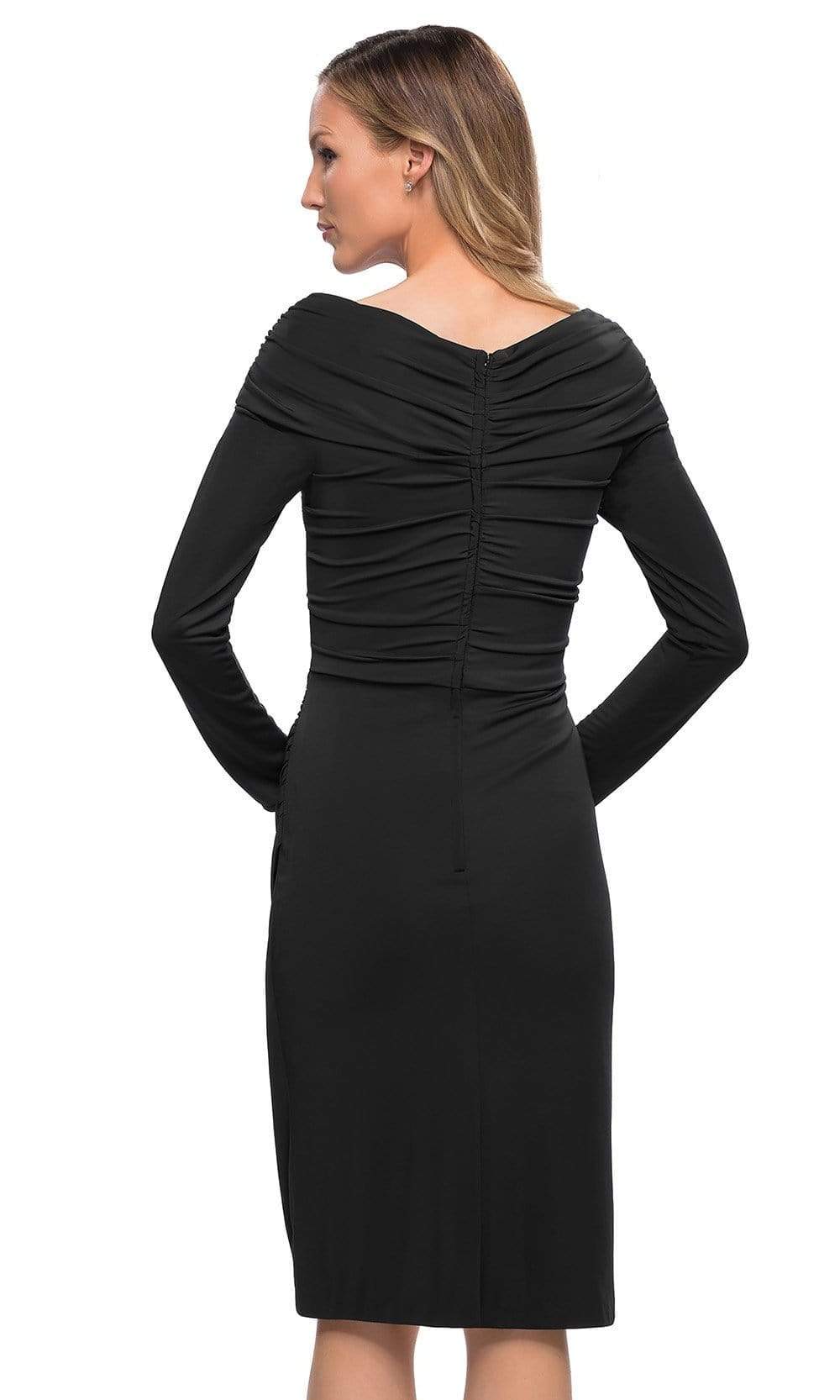 La Femme - 29746 Fitted Bod Sheath Midi Dress Mother of the Bride Dresses