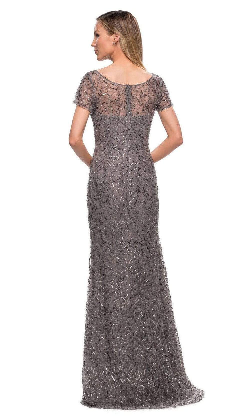 La Femme - 29910 Sequined Formal Long Dress Mother of the Bride Dresses