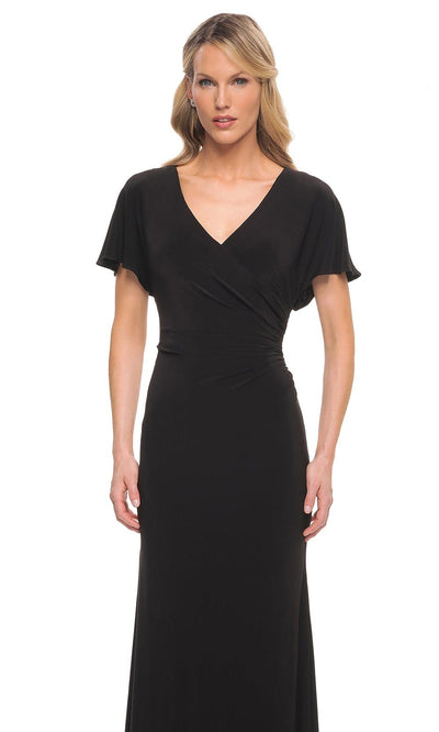 La Femme 29997 - V-Neck Fitted Evening Dress Special Occasion Dress