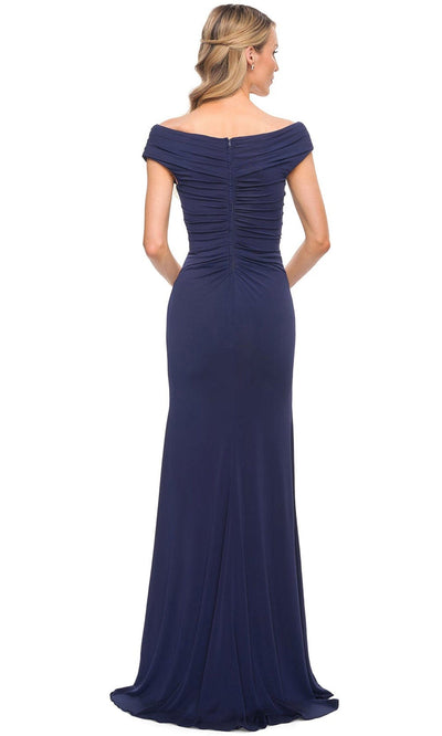 La Femme 30040 - Shirred Bodice A Line Dress Special Occasion Dress