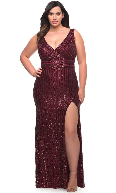 La Femme 30182 - Sequin Sleeveless Sheath Dress Special Occasion Dress