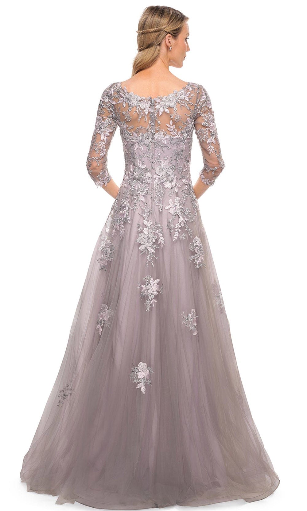 La Femme 30229 - Embroidered A-Line Dress Mother of the Bride Dresses