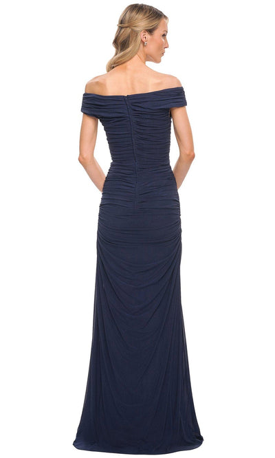 La Femme 30363 - Long Ruched Jersey Dress Special Occasion Dress