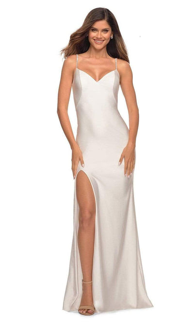 La Femme - 30435 Jeweled Strap Sheath Gown Special Occasion Dress