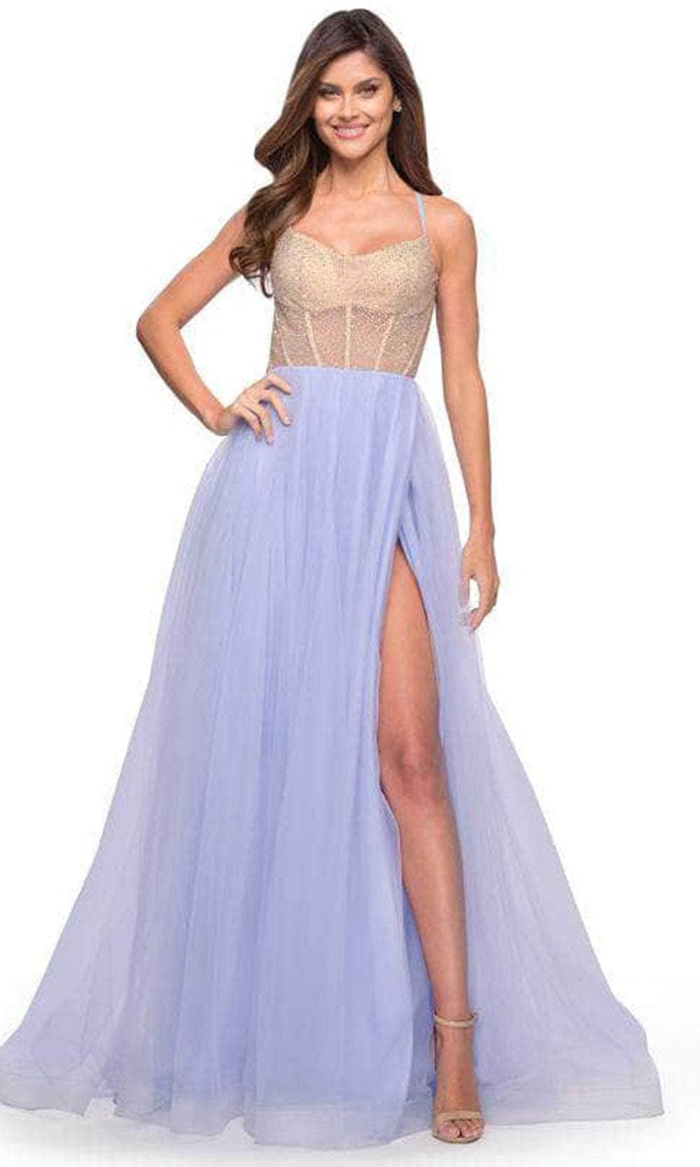 La Femme 30697 - Corset Bodice Tulle Formal Gown Special Occasion Dress