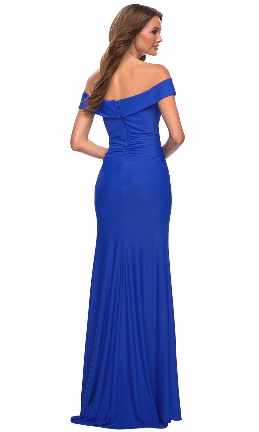 La Femme 30703 - Ruched Sheath Gown Special Occasion Dress