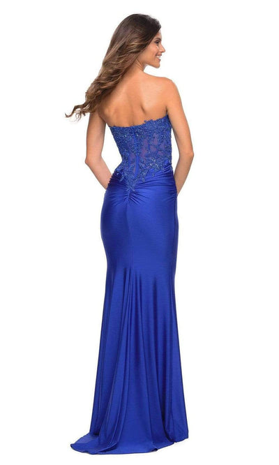 La Femme - 30720 Beaded Lace Jersey Gown Special Occasion Dress