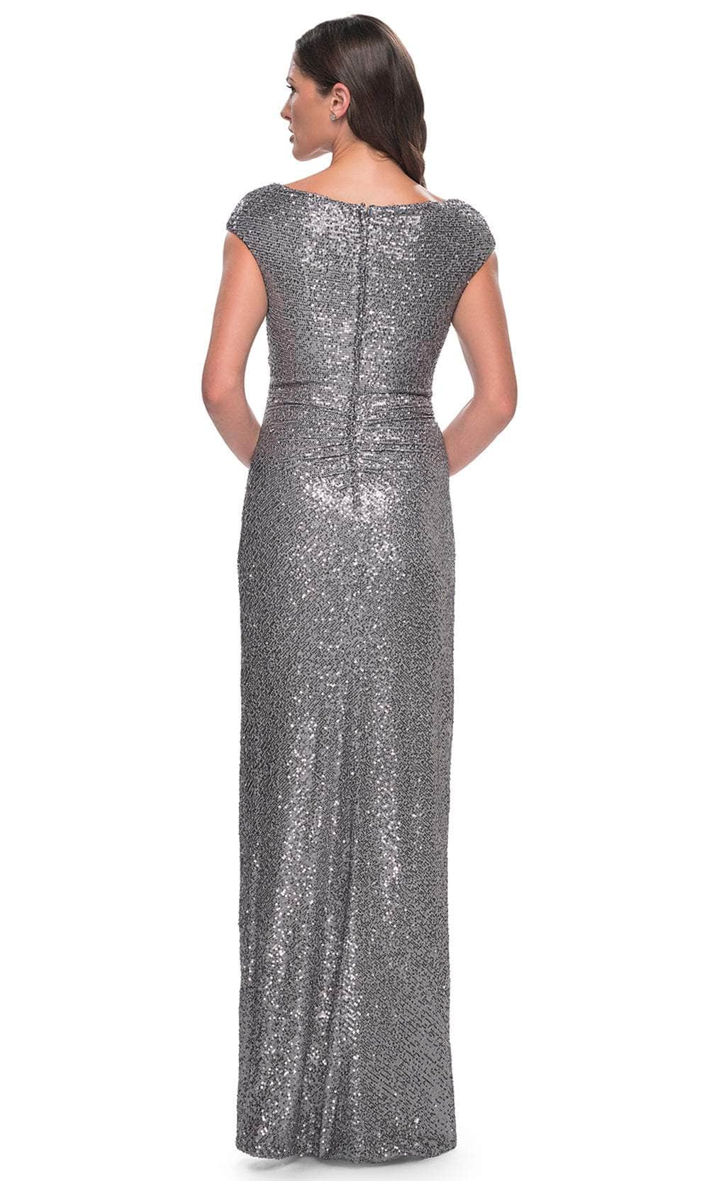 La Femme 30865 - Ruched Sequin Evening Dress Mother of the Bride Dresses