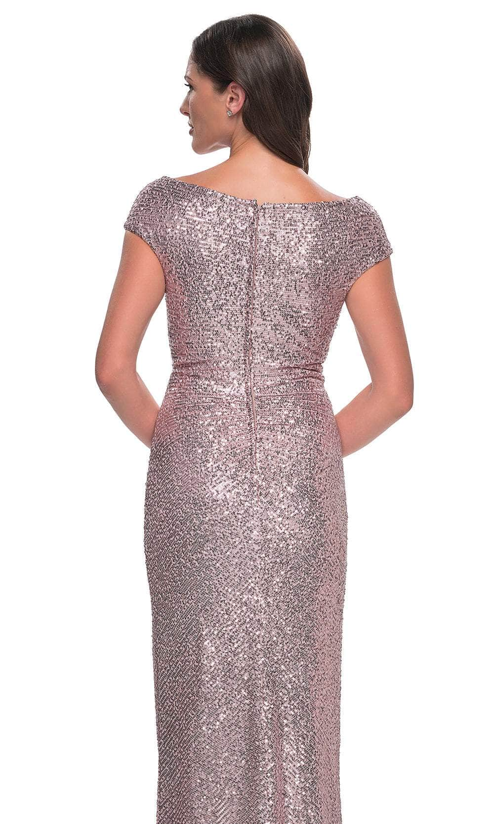 La Femme 30865 - Ruched Sequin Evening Dress Mother of the Bride Dresses